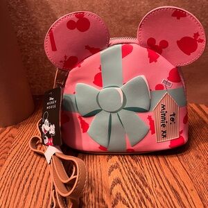 Disney Minnie Mouse Pink and Teal Kids Bag